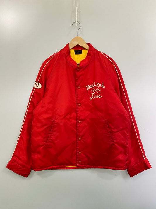 【中古品】【メンズ】 UNKNOWN 推定60-70'S NYLON JACKET ナイロンジャケット アウター 146-260108-jt-05-min サイズ：不明 カラー：レッド 万代Net店
