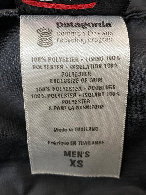 【現状渡し品】【メンズ】 patagonia パタゴニア 83974 09年製 MICRO PUFF HOODED JACKET マイクロ・パフ・フーデッド・ジャケット 144-260114-zi-19-min サイズ：XS カラー：ブラック 万代Net店