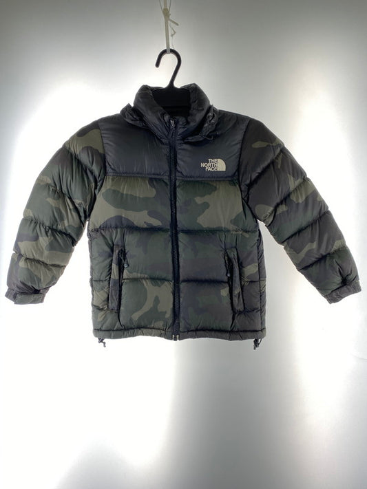 【中古品】【キッズ】 THE NORTH FACE ザ・ノースフェイス NDJ91414 DOWN JACKET ダウンジャケット 173-260321-zi-41-min サイズ：120 カラー：カモ柄 万代Net店