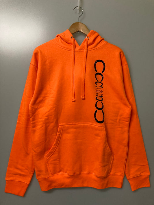 【中古品】【メンズ】 ISLE SKATEBOARDS LOGO P/O HOODIE アイル ロゴ プルオーバー フーディー パーカー トップス 142-260109-yn-03-min サイズ：M カラー：オレンジ 万代Net店