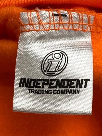 【中古品】【メンズ】 ISLE SKATEBOARDS LOGO P/O HOODIE アイル ロゴ プルオーバー フーディー パーカー トップス 142-260109-yn-03-min サイズ：M カラー：オレンジ 万代Net店