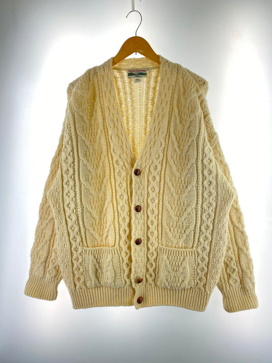 【中古品】【メンズ】 CELTIC COUNTRY セルティックカントリー アイルランド製 ニットカウチン セーター トップス 146-260221-SH-11-min サイズ：XL カラー：ホワイト 万代Net店