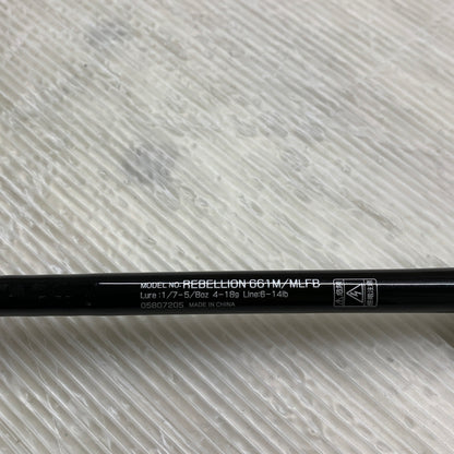 【現状渡し品】 DAIWA ダイワ REBELLION リベリオン 661M MLFB ロッド 【代金引換不可】【佐川急便発送】 132-261016-ta-19-min 万代Net店