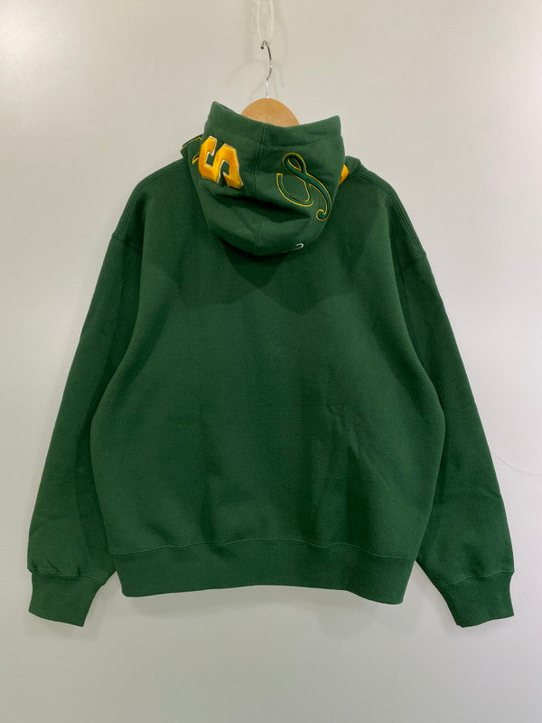 【中古品】【メンズ】 Supreme シュプリーム 25SS MULTI "S"LOGO HOODED SWEATSHIRT フーデッドスウェットシャツ 149-260114-zi-02-min サイズ：M カラー：グリーン 万代Net店