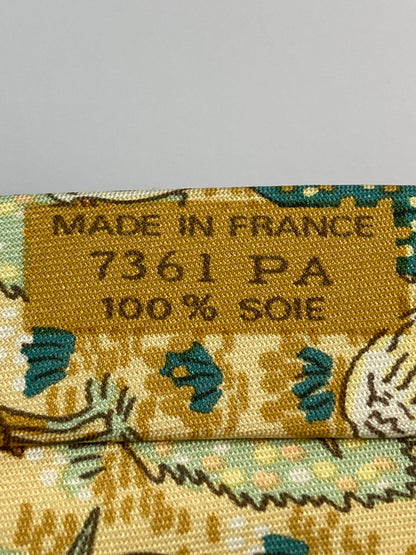 【中古品】【メンズ】 HERMES エルメス アヒル柄 ネクタイ 183-260110-zi-33-min カラー：マルチカラー 万代Net店