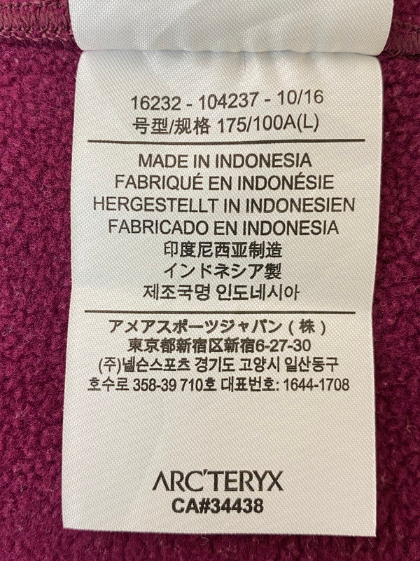 【中古品】【レディース】 ARC'TERYX アークテリクス ARC'TERYX ARENITE JACKET 168-260114-zi-17-min サイズ：L カラー：バーガンディ 万代Net店