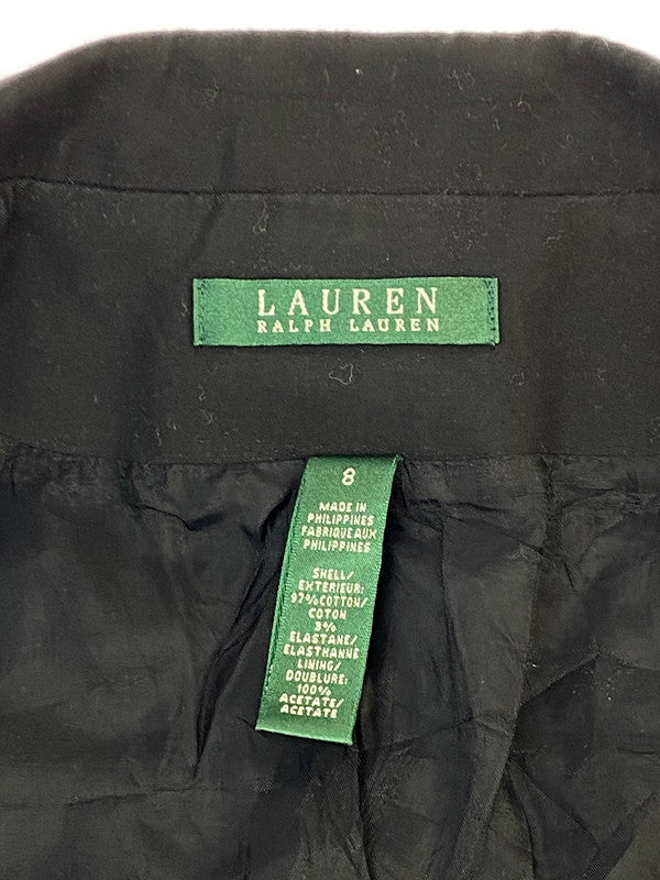 【中古品】【レディース】 LAUREN RALPH LAUREN ローレン ラルフ ローレン 紺ブレ、金ボタン TAILORED JACKET テーラードジャケット 169-260321-zi-40-min カラー：ブラック 万代Net店