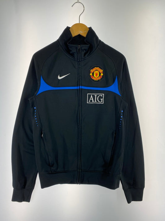 【中古品】【メンズ】 NIKE ナイキ 00S MANCHESTER UNITED TRACK JACKET トラックジャケット 146-260129-zi-13-min サイズ：S カラー：ブラック/ブルー 万代Net店
