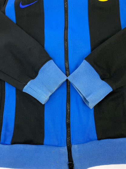 【中古品】【メンズ】 NIKE ナイキ 00S INTER TRACK JACKET トラックジャケット 146-260129-zi-12-min サイズ：S カラー：ブラック/ブルー 万代Net店