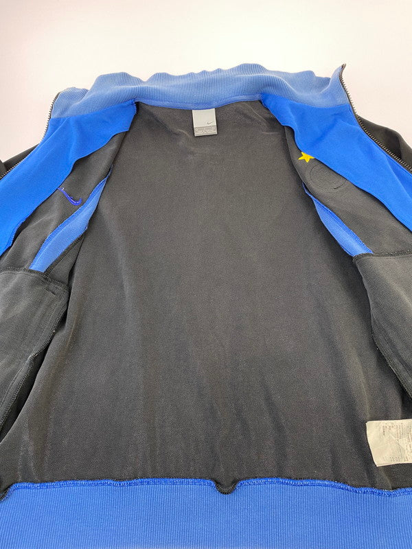 【中古品】【メンズ】 NIKE ナイキ 00S INTER TRACK JACKET トラックジャケット 146-260129-zi-12-min サイズ：S カラー：ブラック/ブルー 万代Net店