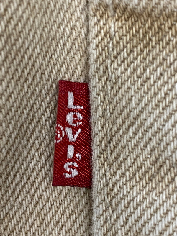 【中古品】【メンズ】 LEVI'S リーバイス 550 PATCH CUSTOM PANT パッチ カスタム パンツ デニム ボトムス 157-260724-hu-28-min サイズ：W32×L32 カラー：ベージュ系 万代Net店