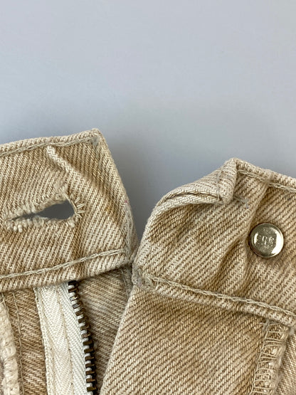 【中古品】【メンズ】 LEVI'S リーバイス 550 PATCH CUSTOM PANT パッチ カスタム パンツ デニム ボトムス 157-260724-hu-28-min サイズ：W32×L32 カラー：ベージュ系 万代Net店
