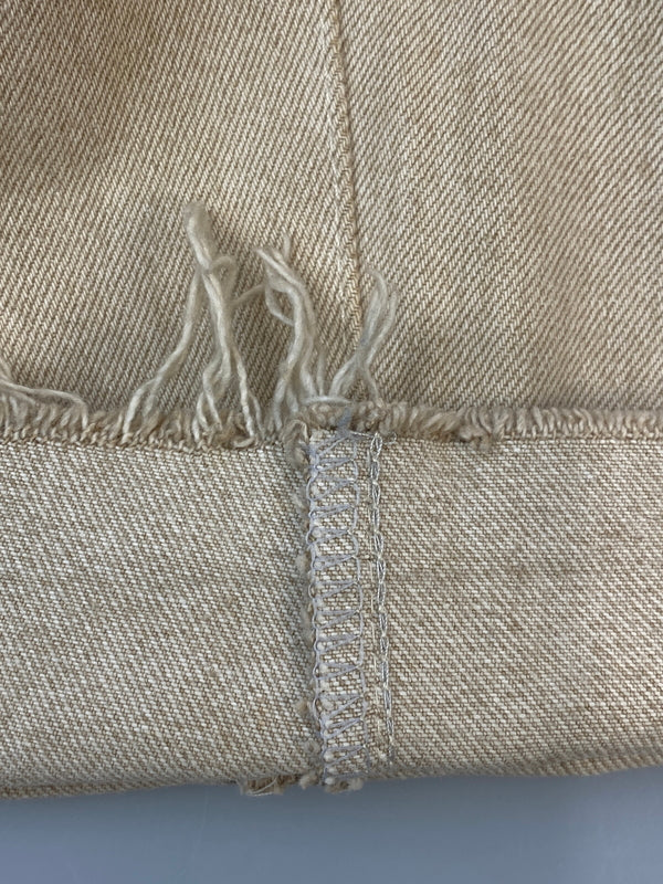 【中古品】【メンズ】 LEVI'S リーバイス 550 PATCH CUSTOM PANT パッチ カスタム パンツ デニム ボトムス 157-260724-hu-28-min サイズ：W32×L32 カラー：ベージュ系 万代Net店
