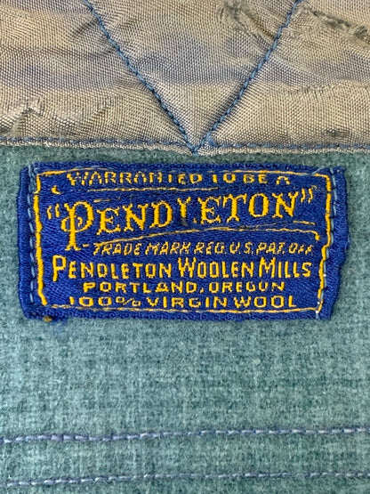 【現状渡し品】【メンズ】 PENDLETON ペンドルトン 40's OMBRE WOOL CHECK SHIRT VINTAGE 40年代 オンブレ ウールチェックシャツ 長袖 トップス ヴィンテージ 146-260121-kk-43-min サイズ：表記なし 下記参照 カラー：グリーン系 万代Net店