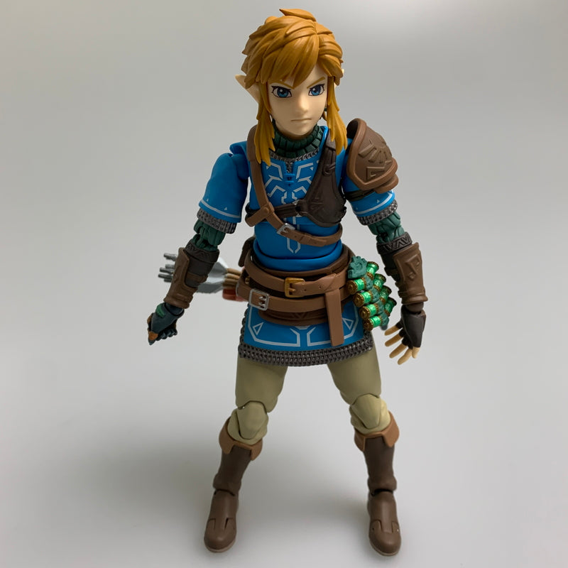 【中古美品】 ゼルダの伝説 figma リンク ティアーズ オブ ザ キングダムver. フィギュア 052-260707-ta-02-min 万代Net店