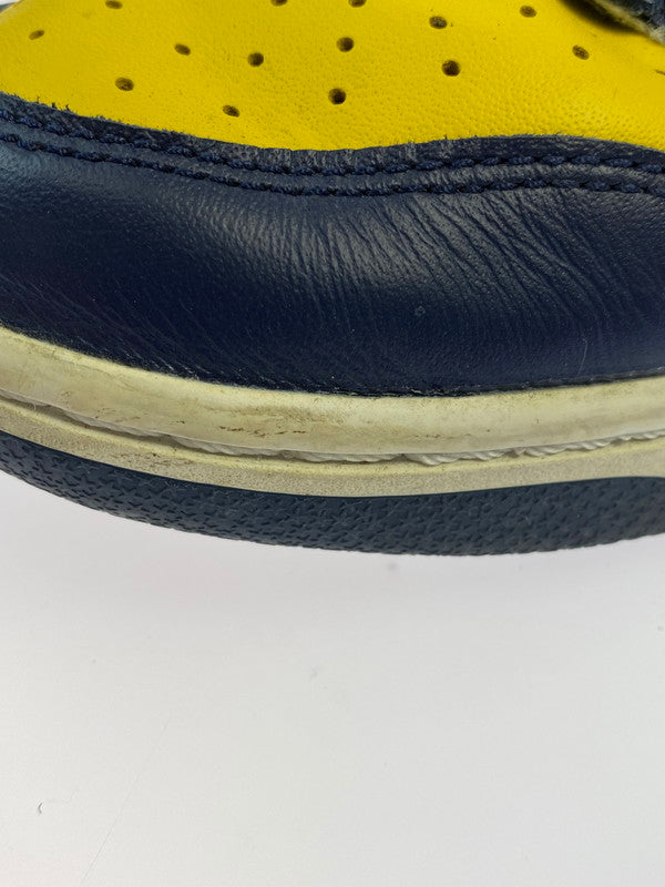 【現状渡し品】【メンズ】 NIKE ナイキ DD1391-700 DUNK LOW MICHIGAN 靴 シューズ スニーカー SNEAKERS 160-260114-zi-67-min サイズ：27cm カラー：イエロー/ネイビー 万代Net店