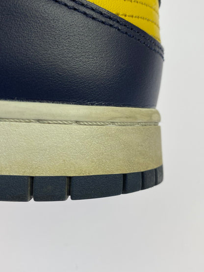 【現状渡し品】【メンズ】 NIKE ナイキ DD1391-700 DUNK LOW MICHIGAN 靴 シューズ スニーカー SNEAKERS 160-260114-zi-67-min サイズ：27cm カラー：イエロー/ネイビー 万代Net店