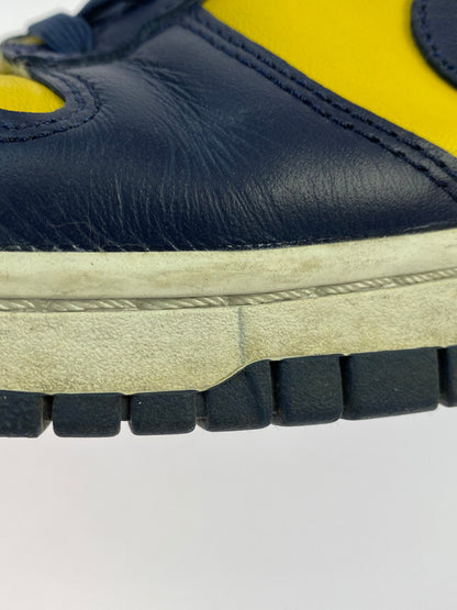 【現状渡し品】【メンズ】 NIKE ナイキ DD1391-700 DUNK LOW MICHIGAN 靴 シューズ スニーカー SNEAKERS 160-260114-zi-67-min サイズ：27cm カラー：イエロー/ネイビー 万代Net店