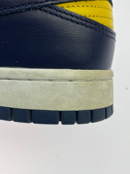 【現状渡し品】【メンズ】 NIKE ナイキ DD1391-700 DUNK LOW MICHIGAN 靴 シューズ スニーカー SNEAKERS 160-260114-zi-67-min サイズ：27cm カラー：イエロー/ネイビー 万代Net店