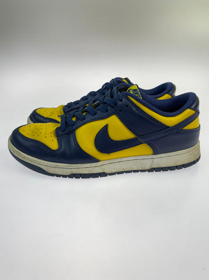 【現状渡し品】【メンズ】 NIKE ナイキ DD1391-700 DUNK LOW MICHIGAN 靴 シューズ スニーカー SNEAKERS 160-260114-zi-67-min サイズ：27cm カラー：イエロー/ネイビー 万代Net店