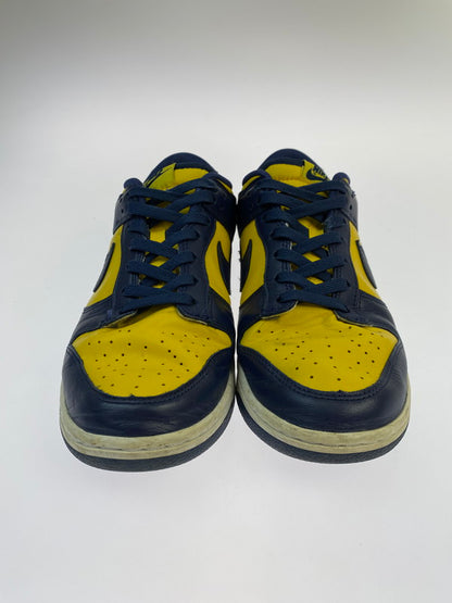 【現状渡し品】【メンズ】 NIKE ナイキ DD1391-700 DUNK LOW MICHIGAN 靴 シューズ スニーカー SNEAKERS 160-260114-zi-67-min サイズ：27cm カラー：イエロー/ネイビー 万代Net店