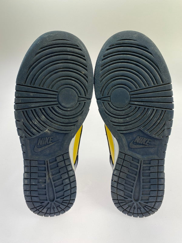 【現状渡し品】【メンズ】 NIKE ナイキ DD1391-700 DUNK LOW MICHIGAN 靴 シューズ スニーカー SNEAKERS 160-260114-zi-67-min サイズ：27cm カラー：イエロー/ネイビー 万代Net店