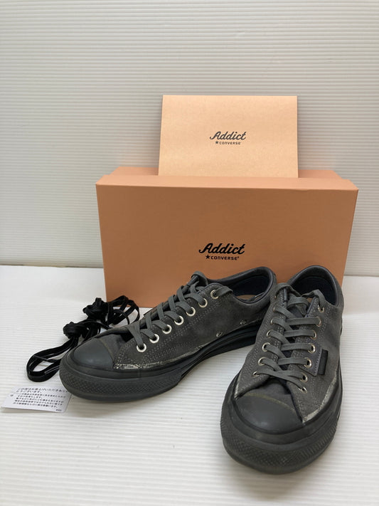 【中古品】【メンズ】 CONVERSE コンバース CHUCK TAYLOR SUEDE NH OX 1AD988 チャックテイラー スニーカー 靴 162-260128-yn-05-min サイズ：27.0cm カラー：GRAY 万代Net店