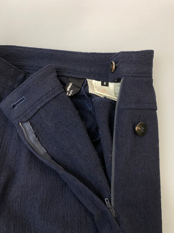 【中古品】【メンズ】 TRICOT COMME DES GARCONS トリコ コム デ ギャルソン TP-08041S WOOL PANTS ウール パンツ メンズ ボトムス 171-260324-em-03-min サイズ：S カラー：ネイビー 万代Net店