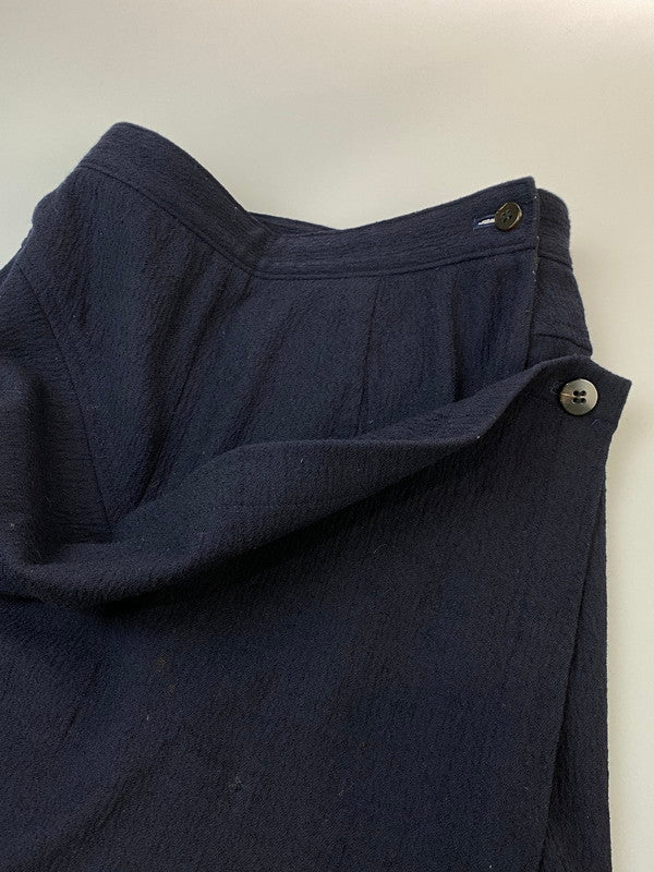【中古品】【メンズ】 TRICOT COMME DES GARCONS トリコ コム デ ギャルソン TP-08041S WOOL PANTS ウール パンツ メンズ ボトムス 171-260324-em-03-min サイズ：S カラー：ネイビー 万代Net店