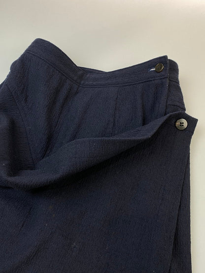 【中古品】【メンズ】 TRICOT COMME DES GARCONS トリコ コム デ ギャルソン TP-08041S WOOL PANTS ウール パンツ メンズ ボトムス 171-260324-em-03-min サイズ：S カラー：ネイビー 万代Net店