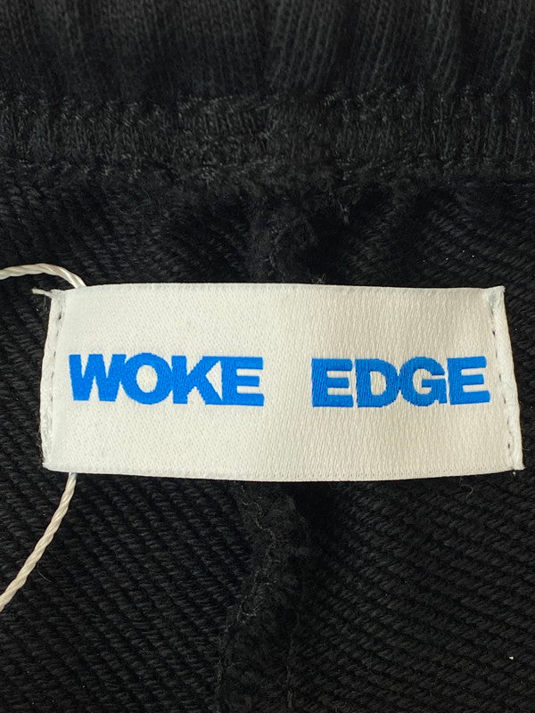 【中古品】【メンズ】 WOKE EDGE ウォークエッジ FADED ENBROIDERY SWEATPANT フェイデッド エンブロイダリー スウェットパンツ メンズ ボトムス 153-260311-em-47-min サイズ：XL カラー：ブラック 万代Net店