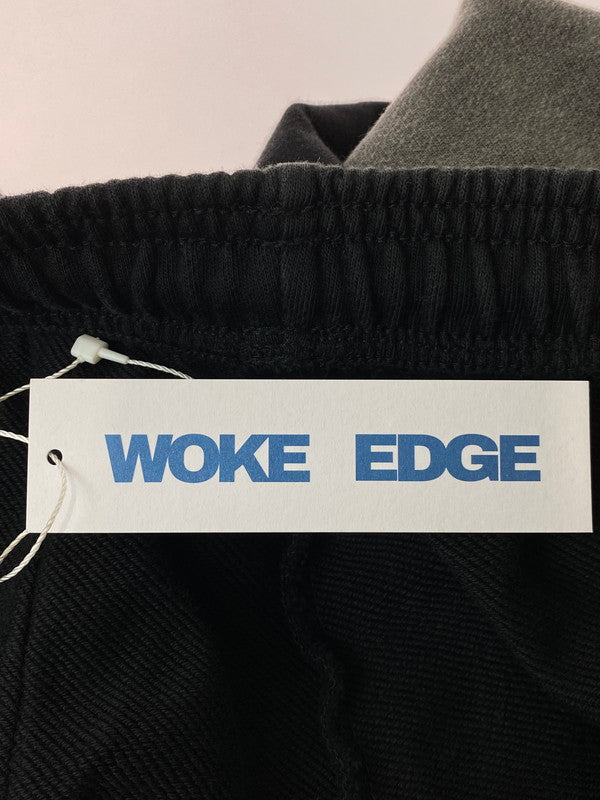 【中古品】【メンズ】 WOKE EDGE ウォークエッジ FADED ENBROIDERY SWEATPANT フェイデッド エンブロイダリー スウェットパンツ メンズ ボトムス 153-260311-em-47-min サイズ：XL カラー：ブラック 万代Net店