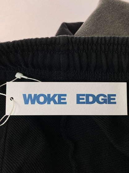 【中古品】【メンズ】 WOKE EDGE ウォークエッジ FADED ENBROIDERY SWEATPANT フェイデッド エンブロイダリー スウェットパンツ メンズ ボトムス 153-260311-em-47-min サイズ：XL カラー：ブラック 万代Net店