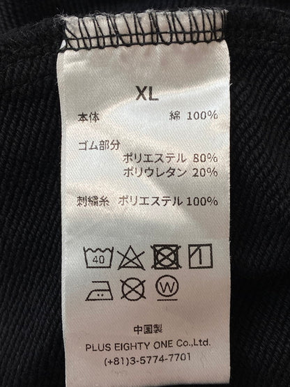 【中古品】【メンズ】 WOKE EDGE ウォークエッジ FADED ENBROIDERY SWEATPANT フェイデッド エンブロイダリー スウェットパンツ メンズ ボトムス 153-260311-em-47-min サイズ：XL カラー：ブラック 万代Net店