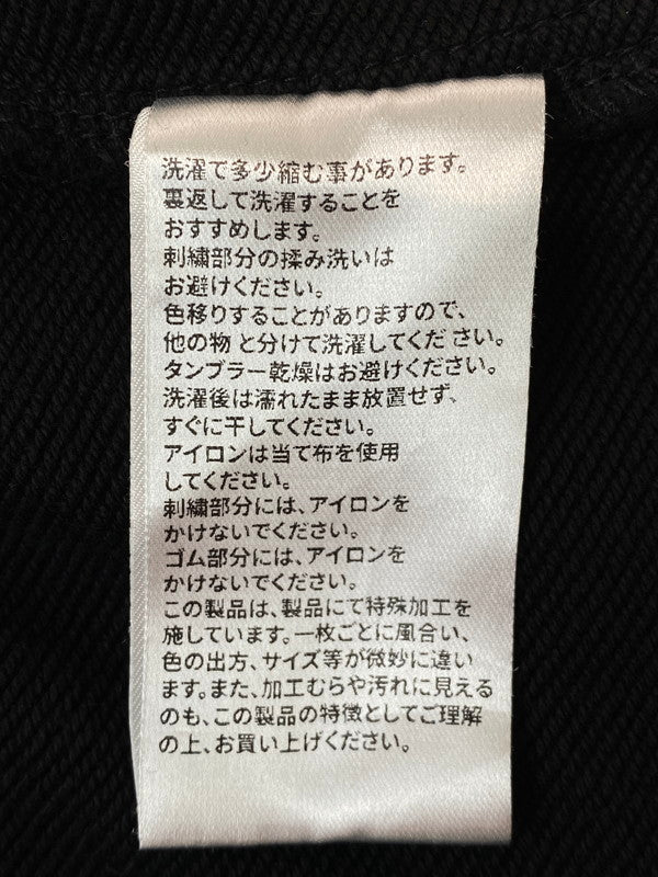 【中古品】【メンズ】 WOKE EDGE ウォークエッジ FADED ENBROIDERY SWEATPANT フェイデッド エンブロイダリー スウェットパンツ メンズ ボトムス 153-260311-em-47-min サイズ：XL カラー：ブラック 万代Net店
