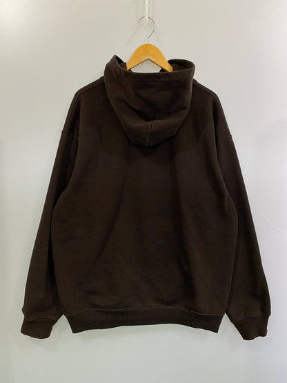 【中古品】【メンズ】 DIME ダイム LOGO HOODED SWEATSHIRT ロゴ フーデッド スウェットシャツ トップス プルオーバーフーディ― パーカー 142-260126-SH-14-min サイズ：XL カラー：ブラウン 万代Net店