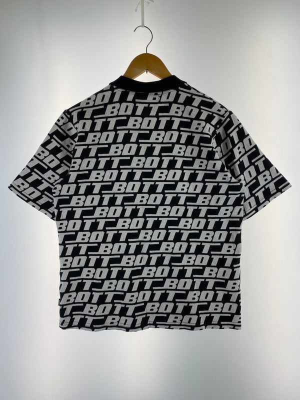 【中古品】【メンズ】 BOTT ボット SOUND LOGO S S POLO ポロシャツ トップス 142-260129-zi-04-min サイズ：M カラー：ブラック/ホワイト 万代Net店