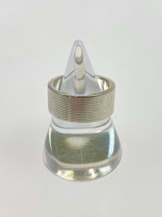 【中古品】【レディース】 GUCCI グッチ LOGO SILVER RING 163179 ロゴ シルバー リング シルバー925 182-260202-em-47-min カラー：シルバー 万代Net店