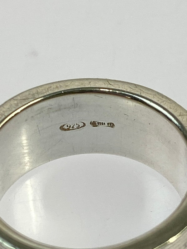 【中古品】【レディース】 GUCCI グッチ LOGO SILVER RING 163179 ロゴ シルバー リング シルバー925 182-260202-em-47-min カラー：シルバー 万代Net店
