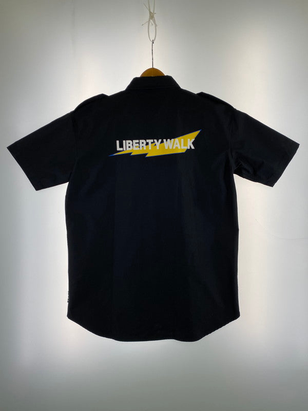 【中古品】【メンズ】 LIBERTY WALK リバティーウォーク YST0003-09-B S S SHIRT 半袖シャツ トップス 142-260129-zi-05-min サイズ：XL カラー：ブラック 万代Net店