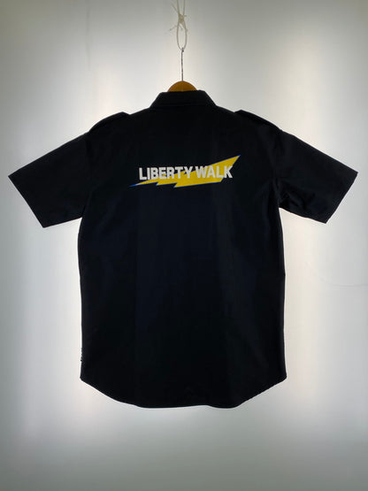 【中古品】【メンズ】 LIBERTY WALK リバティーウォーク YST0003-09-B S S SHIRT 半袖シャツ トップス 142-260129-zi-05-min サイズ：XL カラー：ブラック 万代Net店