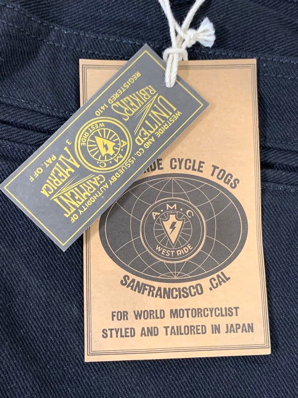 【中古品】【メンズ】 WESTRIDE ウエストライド バイカー デニム パンツ メンズ ボトムス ジーンズ ライダー ジーンズ 156-260116-em-44-min サイズ：31 カラー：ブラック 万代Net店