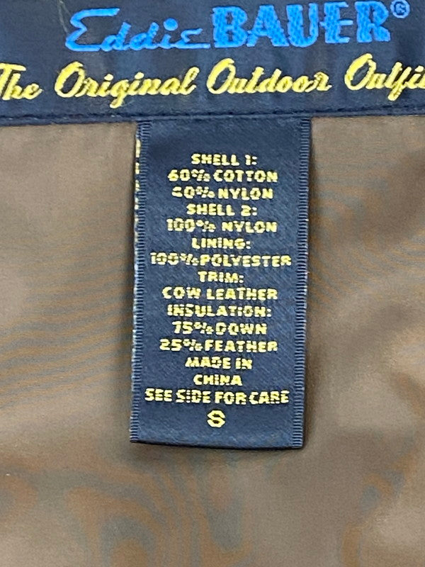 【中古品】【メンズ】 Eddie Bauer エディー・バウアー 日の出タグ復刻 GEDDES PARKA ゲッデスパーカ アウター 144-260129-zi-08-min サイズ：S カラー：グリーンカーキ 万代Net店
