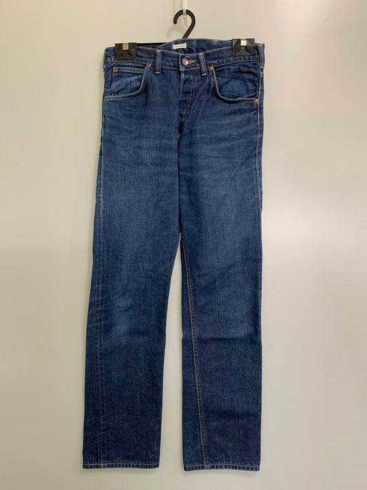 【中古品】【メンズ】 WAREHOUSE ウエアハウス × LEE リー 別注 コラボ DENIM PANTS 95941 101B デニムパンツ ボトムス ジーンズ 156-260121-kk-38-min サイズ：30 カラー：インディゴ 万代Net店