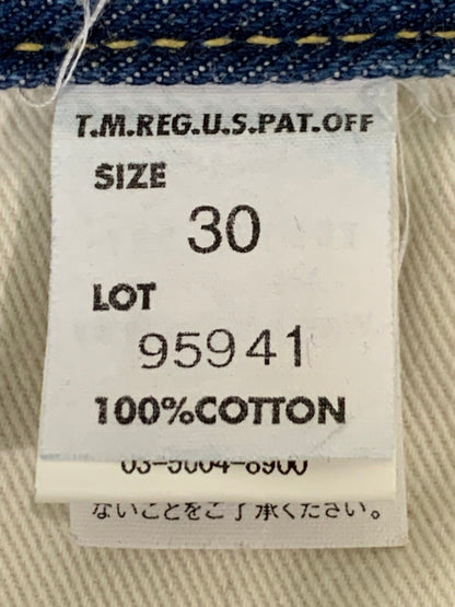 【中古品】【メンズ】 WAREHOUSE ウエアハウス × LEE リー 別注 コラボ DENIM PANTS 95941 101B デニムパンツ ボトムス ジーンズ 156-260121-kk-38-min サイズ：30 カラー：インディゴ 万代Net店