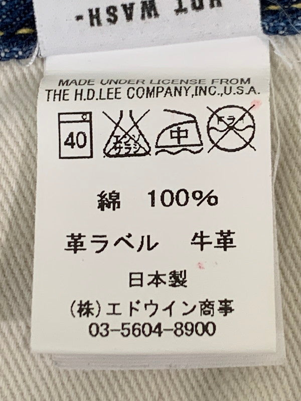 【中古品】【メンズ】 WAREHOUSE ウエアハウス × LEE リー 別注 コラボ DENIM PANTS 95941 101B デニムパンツ ボトムス ジーンズ 156-260121-kk-38-min サイズ：30 カラー：インディゴ 万代Net店