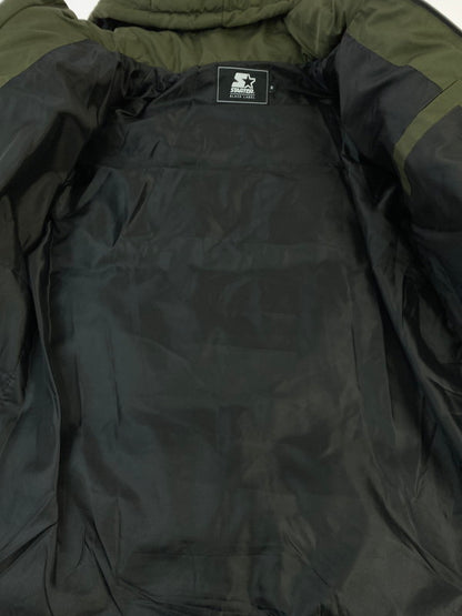 【中古美品】【メンズ】 STARTER BLACK LABEL スターターブラックレーベル ST-ST138 PUFFER JACKET パッファー ジャケット 142-260110-zi-44-min サイズ：M カラー：グリーンカーキ 万代Net店