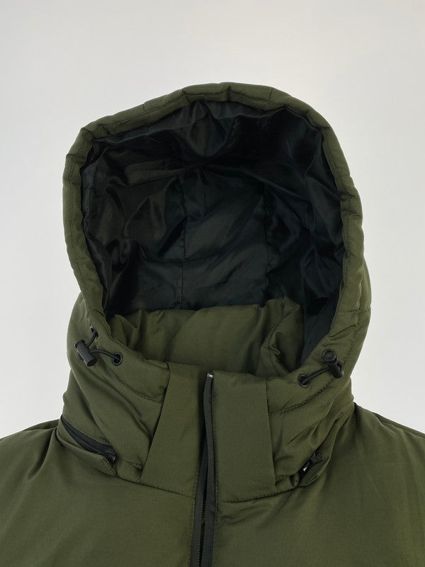 【中古美品】【メンズ】 STARTER BLACK LABEL スターターブラックレーベル ST-ST138 PUFFER JACKET パッファー ジャケット 142-260110-zi-44-min サイズ：M カラー：グリーンカーキ 万代Net店
