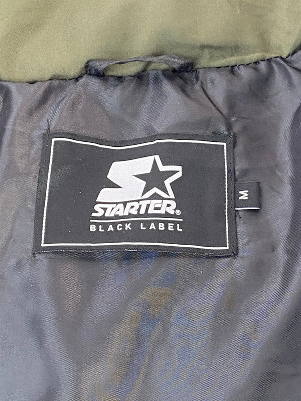 【中古美品】【メンズ】 STARTER BLACK LABEL スターターブラックレーベル ST-ST138 PUFFER JACKET パッファー ジャケット 142-260110-zi-44-min サイズ：M カラー：グリーンカーキ 万代Net店
