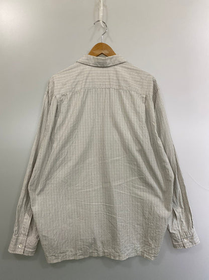 【中古品】【メンズ】 FINESSE フィネス × GOODENOUGH グッドイナフ チェックシャツ 長袖 メンズ トップス 142-260116-em-25-min サイズ：L カラー：ホワイト（チェック柄） 万代Net店